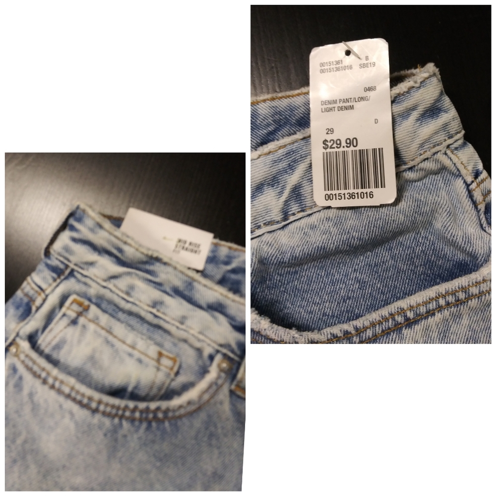 F21 | NWT Mid Rise Straight Fit Jeans - Picture 5 of 8